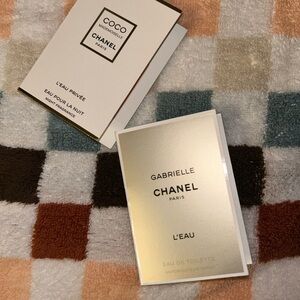 Chanel Coco and Gabrielle Fragrance Cards